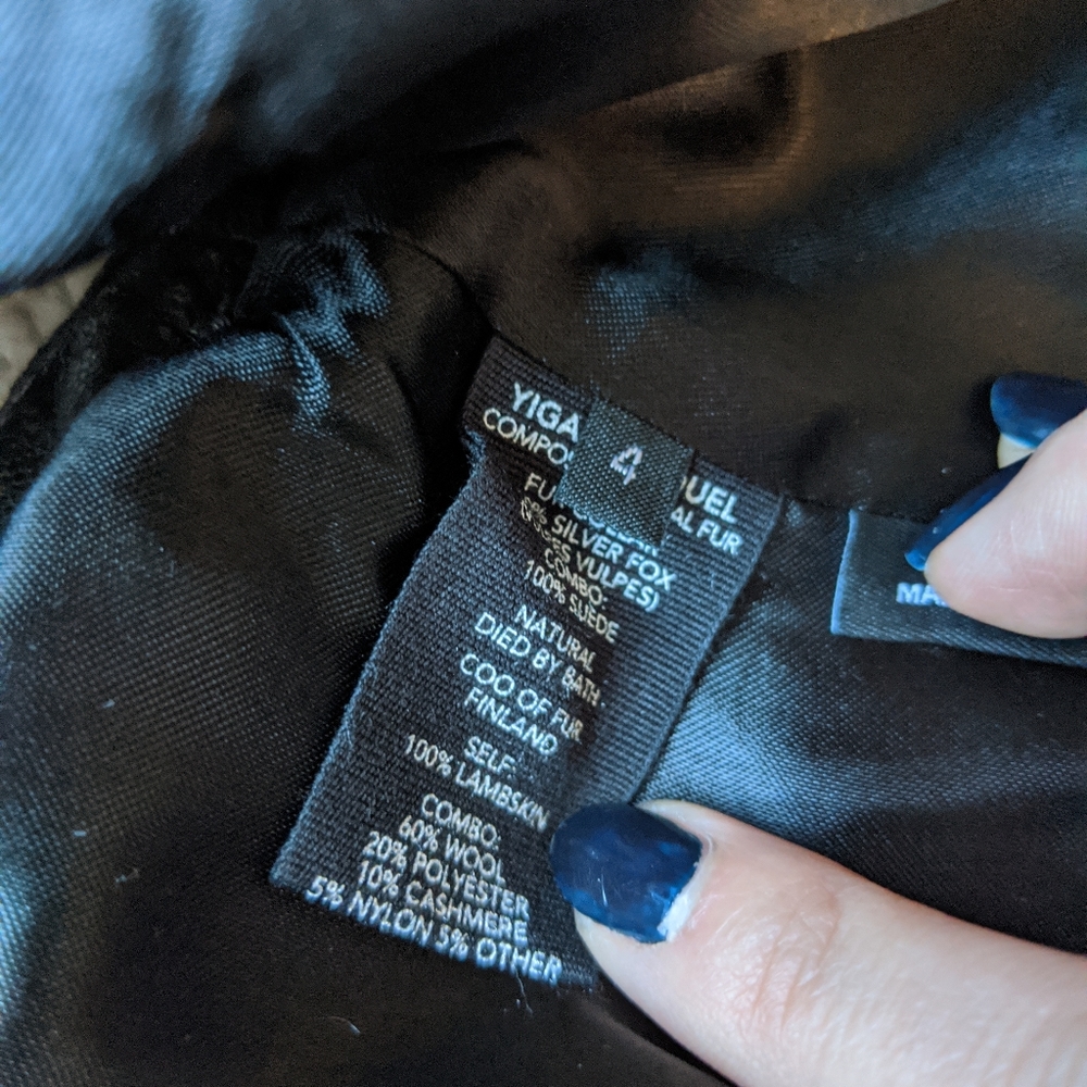 Yigal Azrouel Vintage Leather Vest sz 4 - Picture 2 of 8